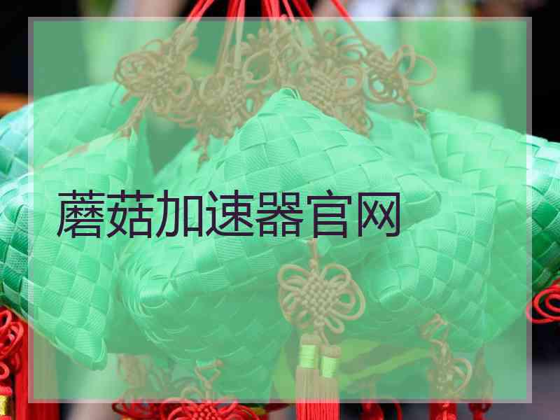 蘑菇加速器官网