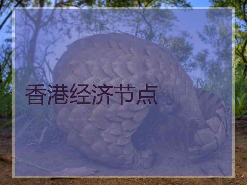 香港经济节点