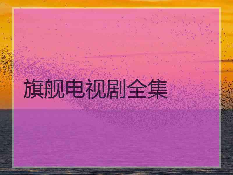 旗舰电视剧全集