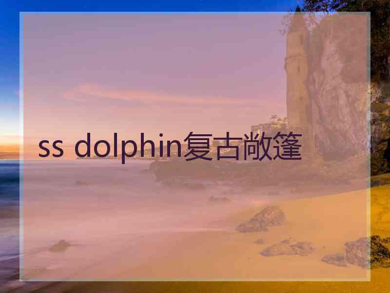 ss dolphin复古敞篷