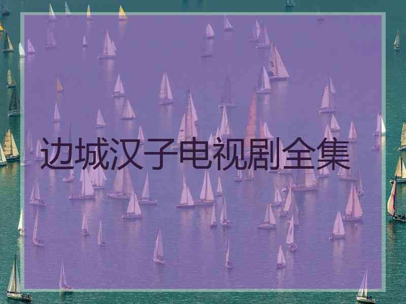 边城汉子电视剧全集