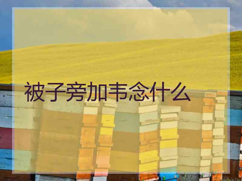 被子旁加韦念什么