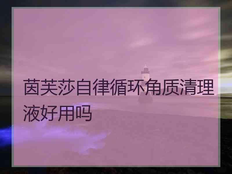 茵芙莎自律循环角质清理液好用吗