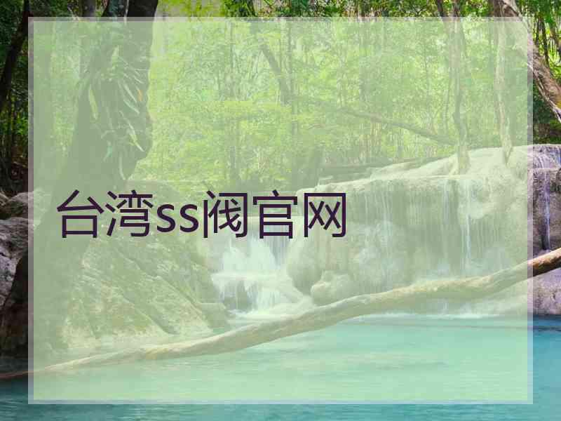 台湾ss阀官网