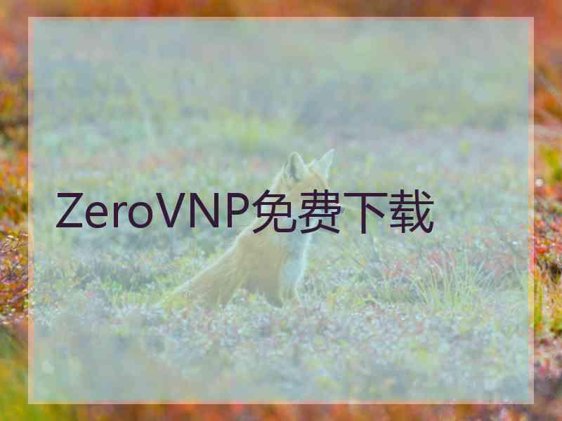 ZeroVNP免费下载