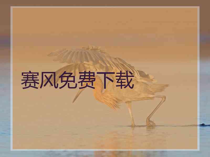 赛风免费下载