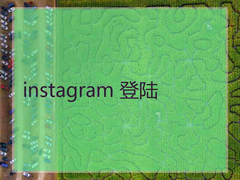 instagram 登陆
