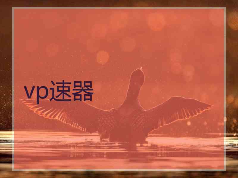vp速器