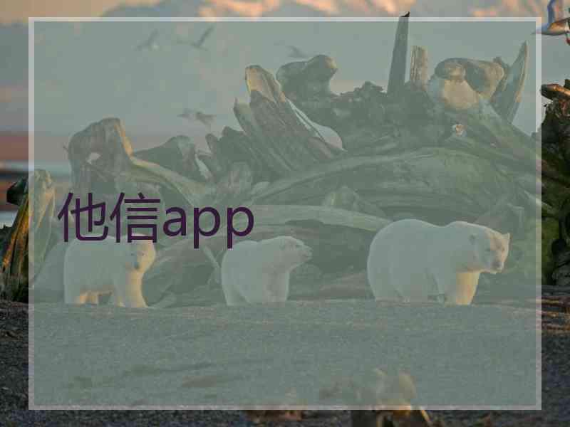 他信app