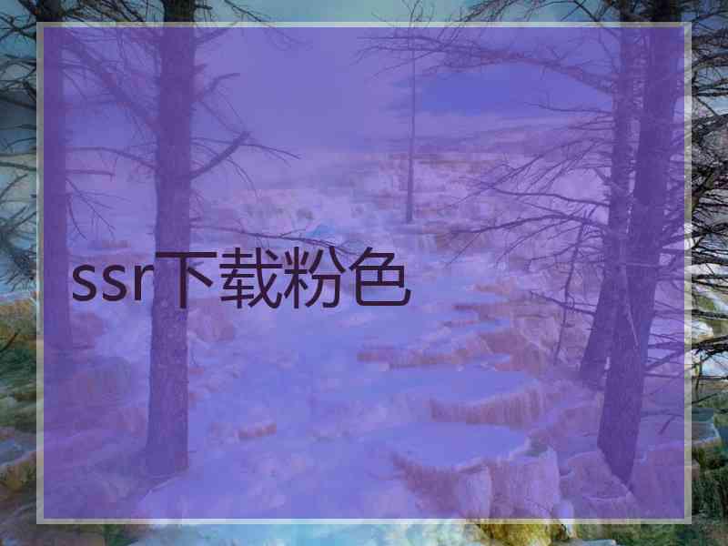 ssr下载粉色