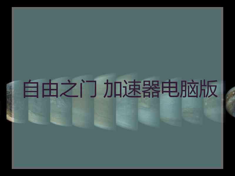 自由之门 加速器电脑版