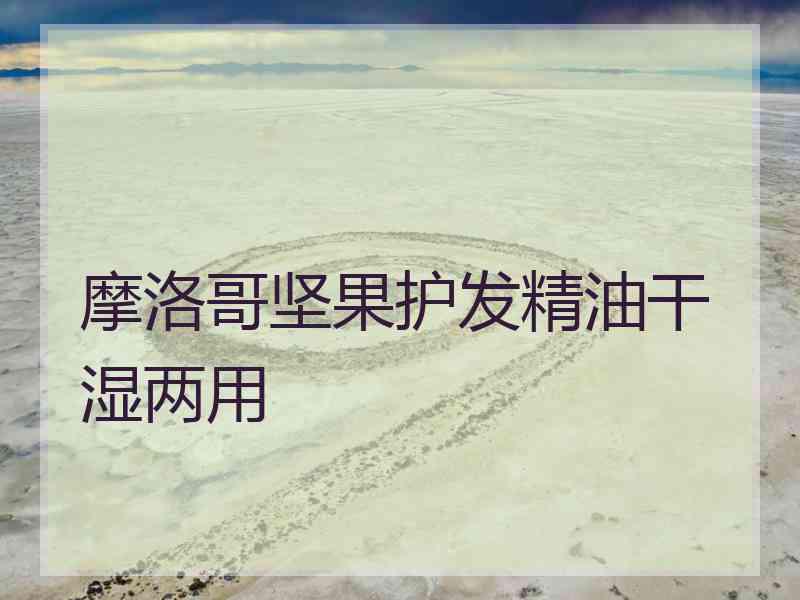 摩洛哥坚果护发精油干湿两用