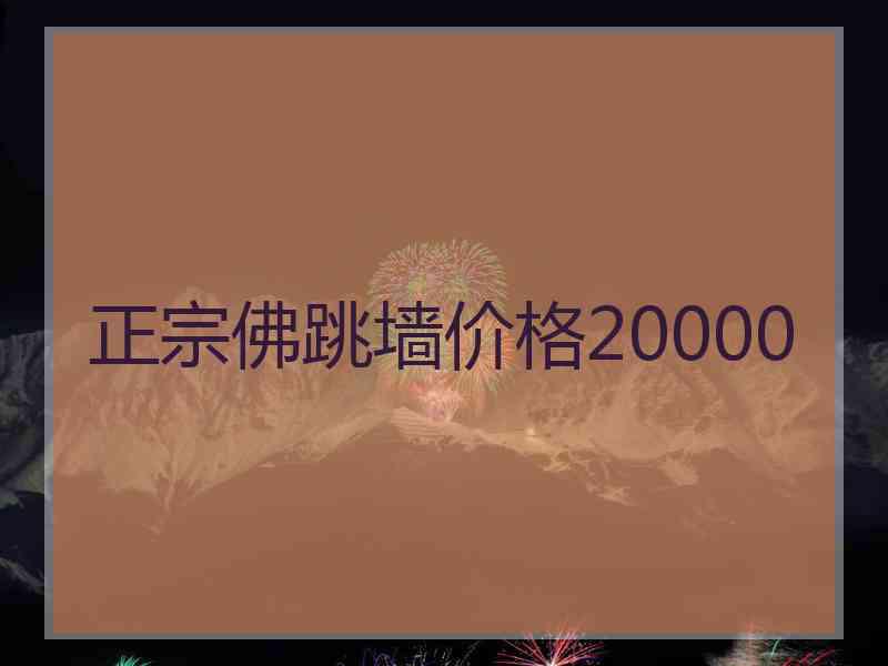 正宗佛跳墙价格20000