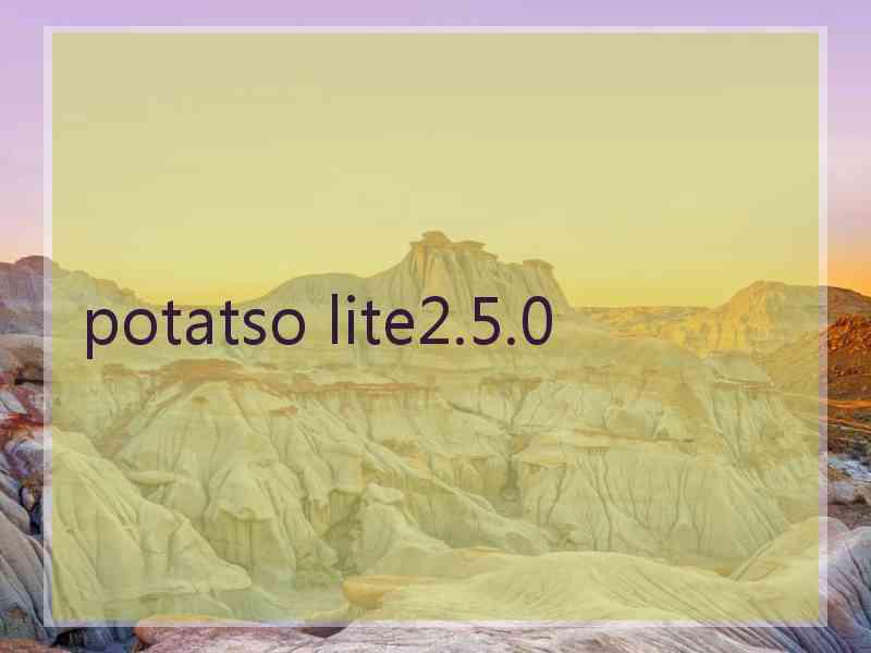 potatso lite2.5.0