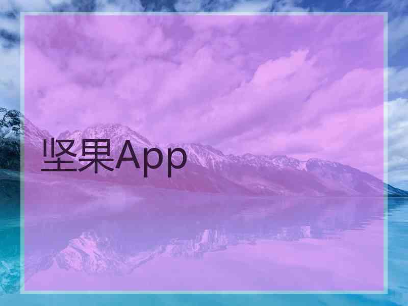 坚果App