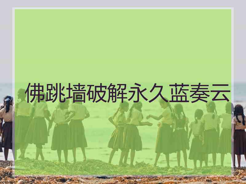 佛跳墙破解永久蓝奏云