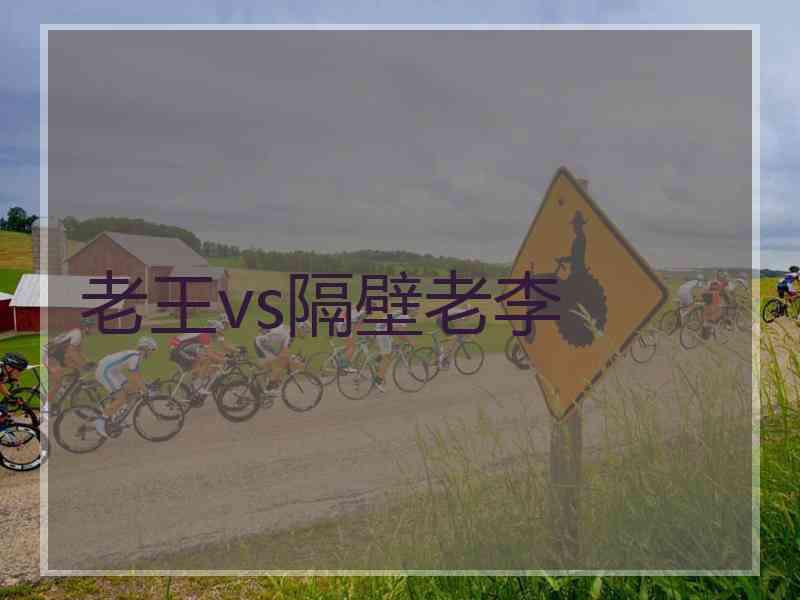 老王vs隔壁老李