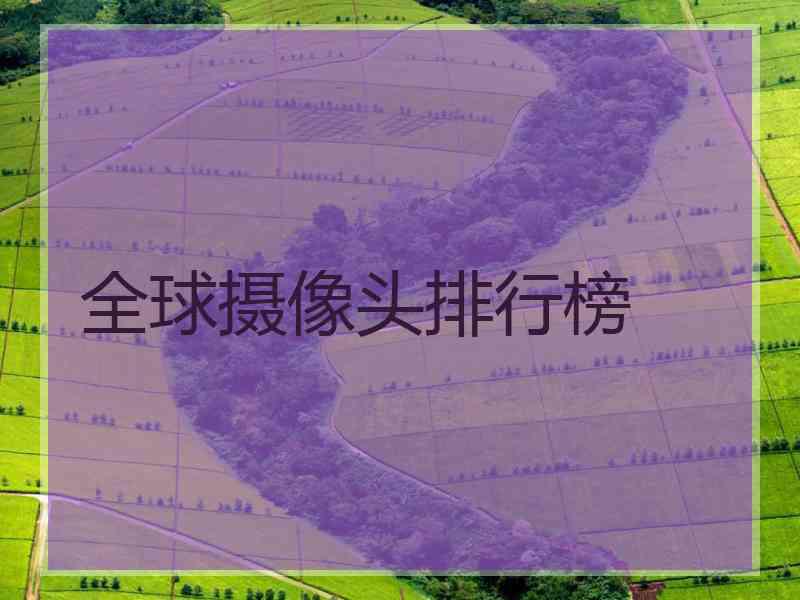全球摄像头排行榜