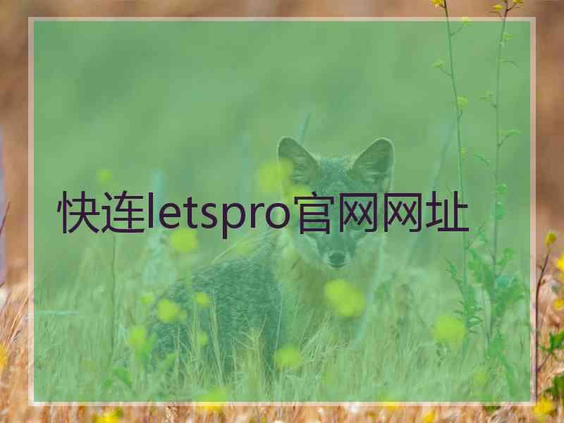 快连letspro官网网址