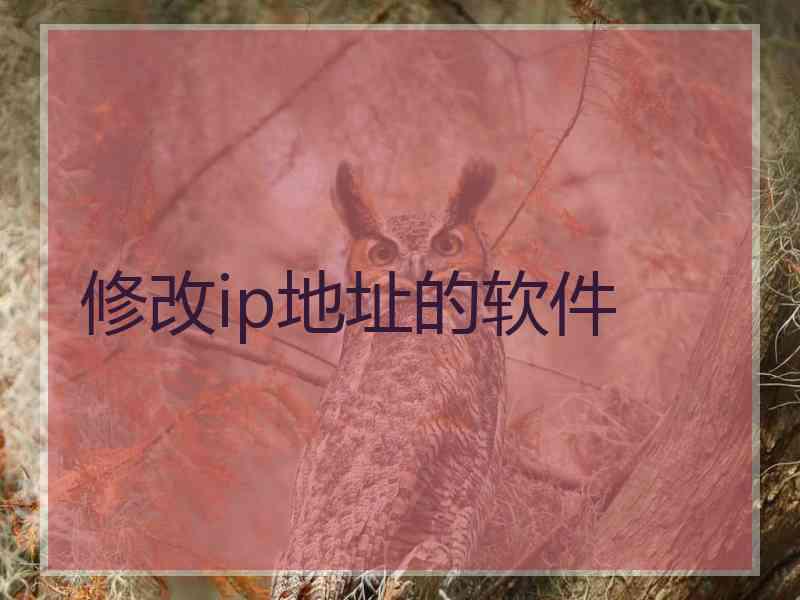 修改ip地址的软件