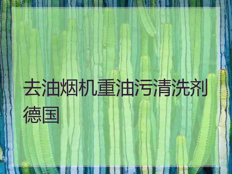 去油烟机重油污清洗剂德国