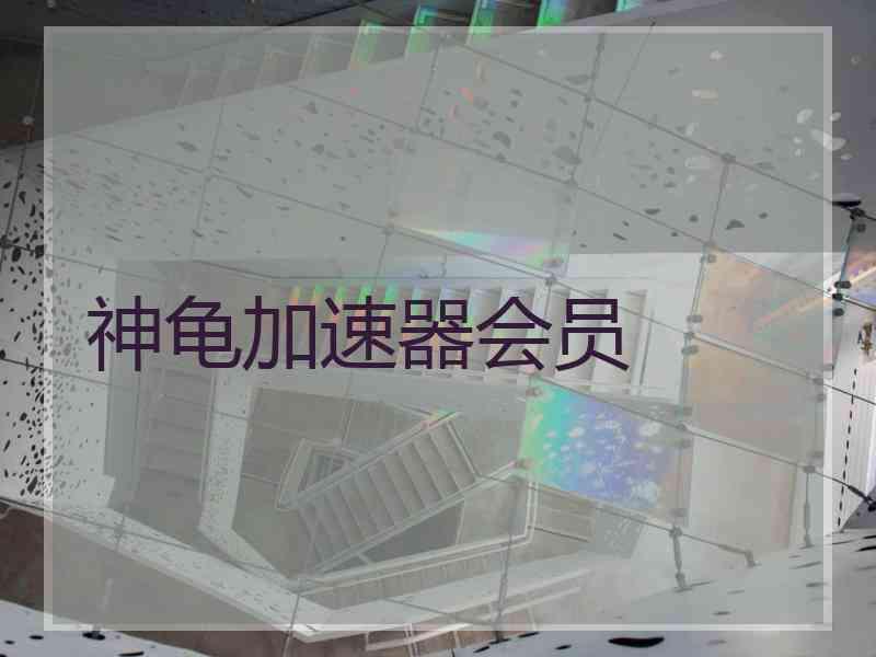 神龟加速器会员