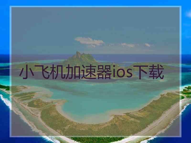 小飞机加速器ios下载