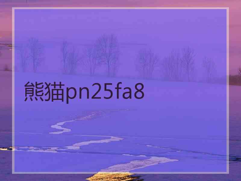 熊猫pn25fa8
