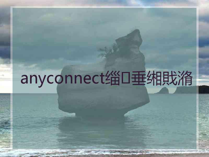 anyconnect缁垂缃戝潃