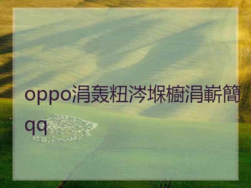 oppo涓轰粈涔堢櫥涓嶄簡qq