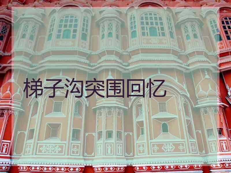 梯子沟突围回忆