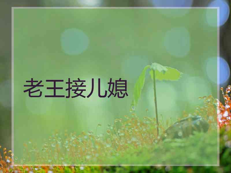 老王接儿媳