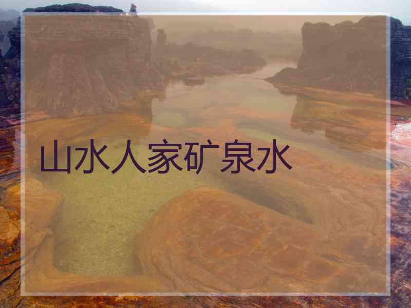 山水人家矿泉水