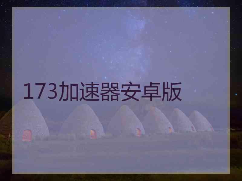173加速器安卓版