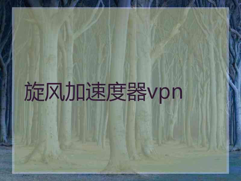 旋风加速度器vpn