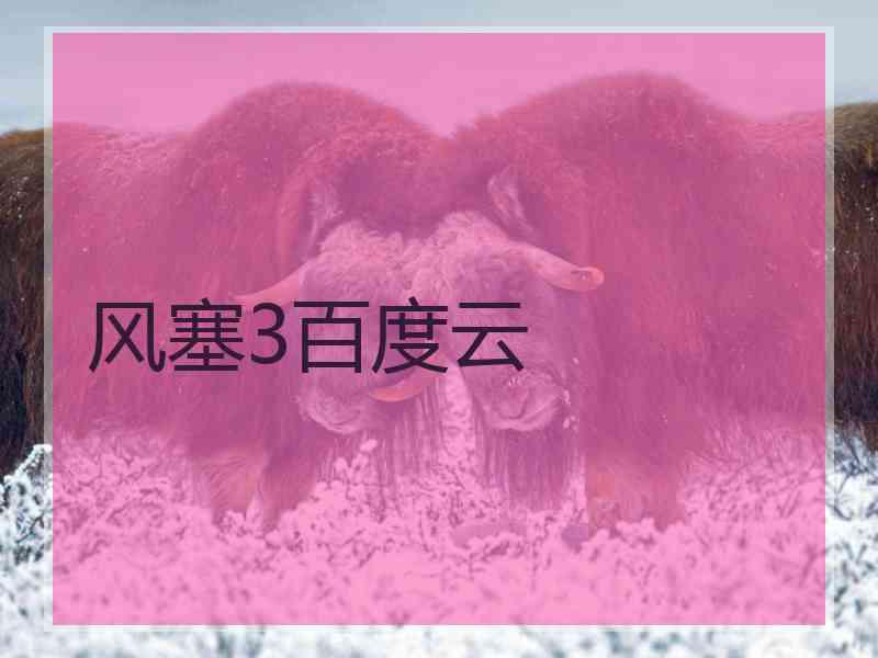 风塞3百度云