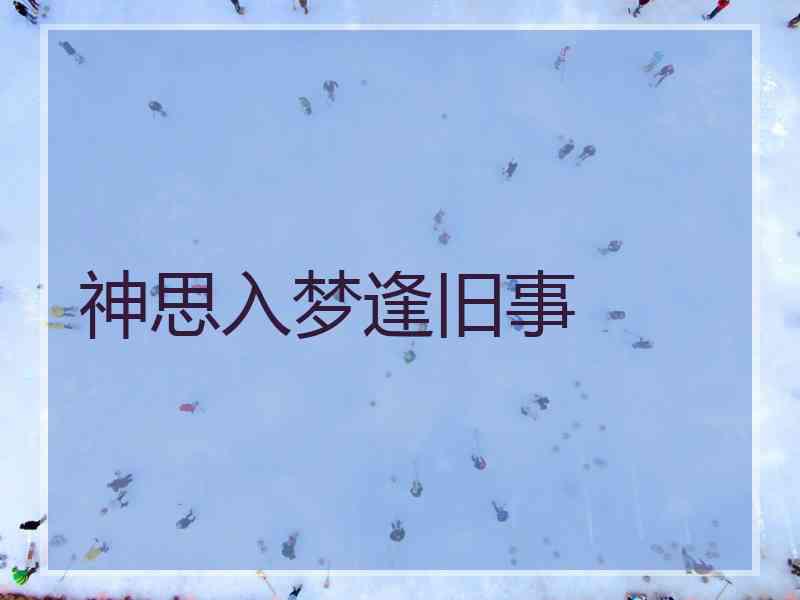 神思入梦逢旧事