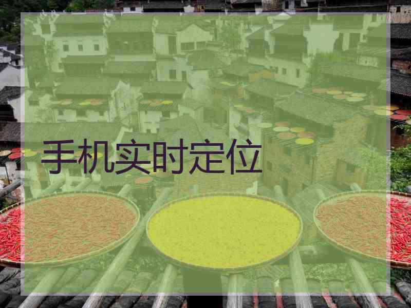 手机实时定位