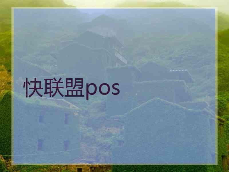 快联盟pos