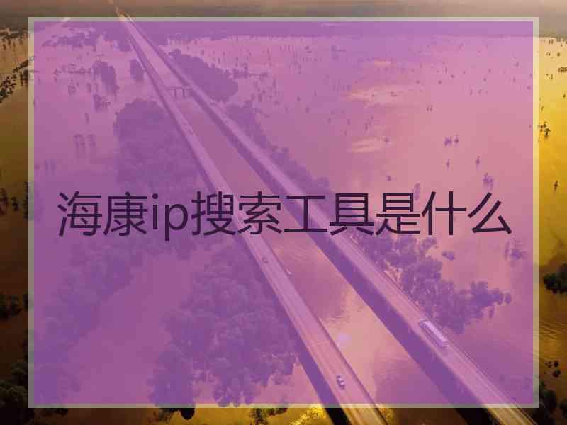 海康ip搜索工具是什么
