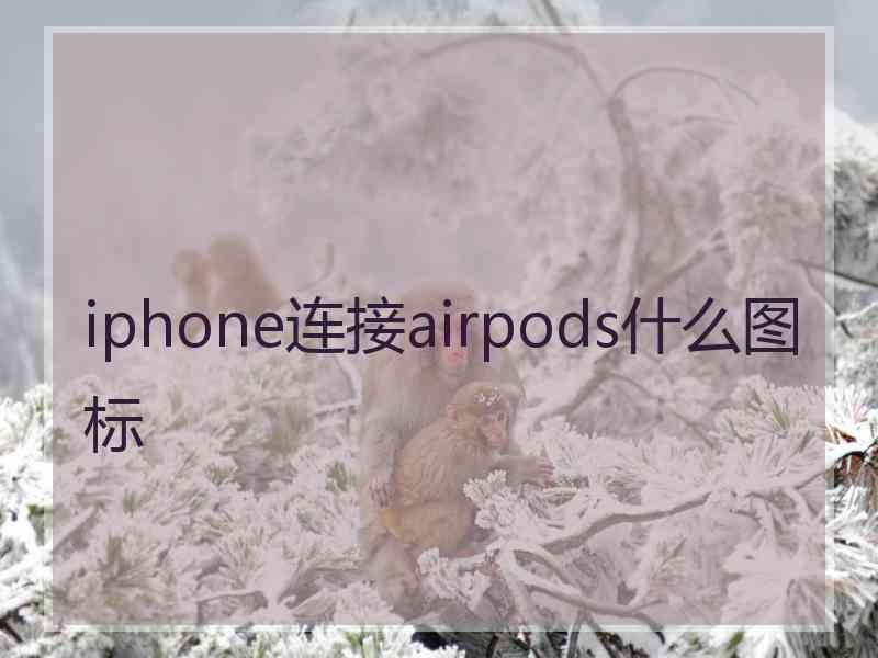iphone连接airpods什么图标