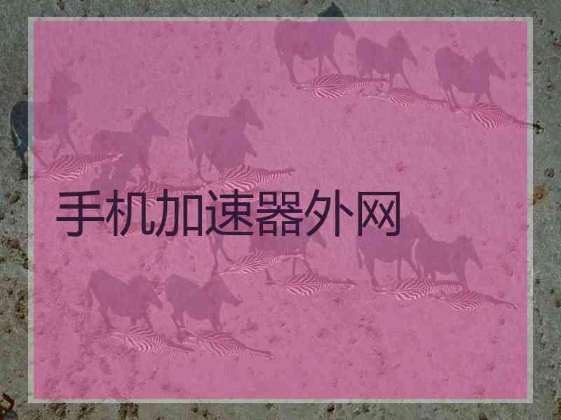 手机加速器外网