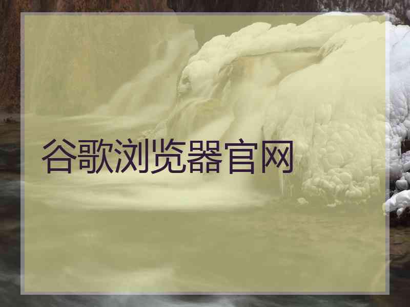 谷歌浏览器官网